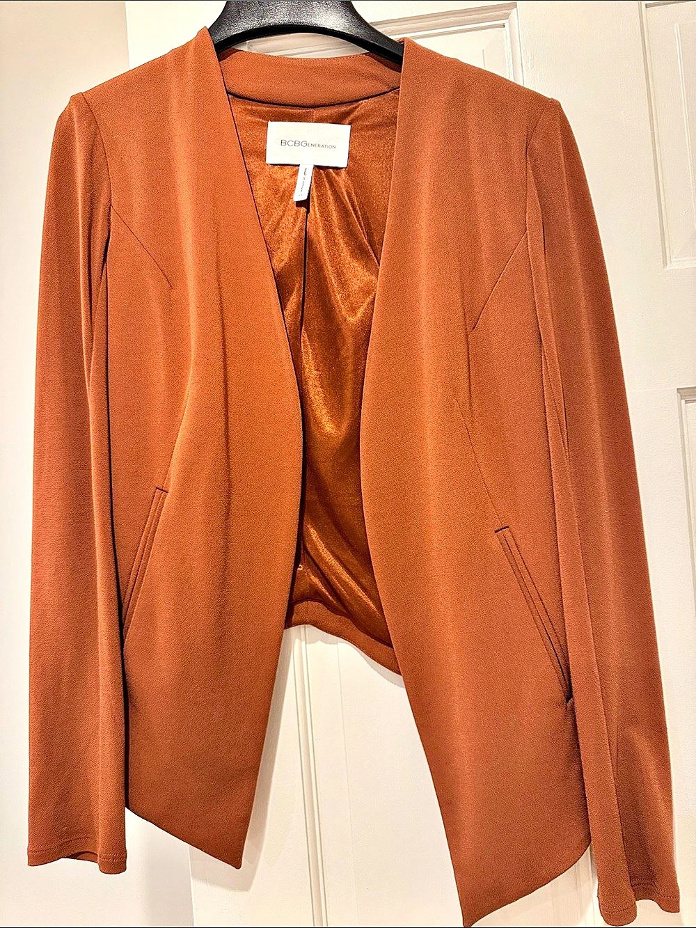 BCBG Generation Brown Blazer Size XS Like New